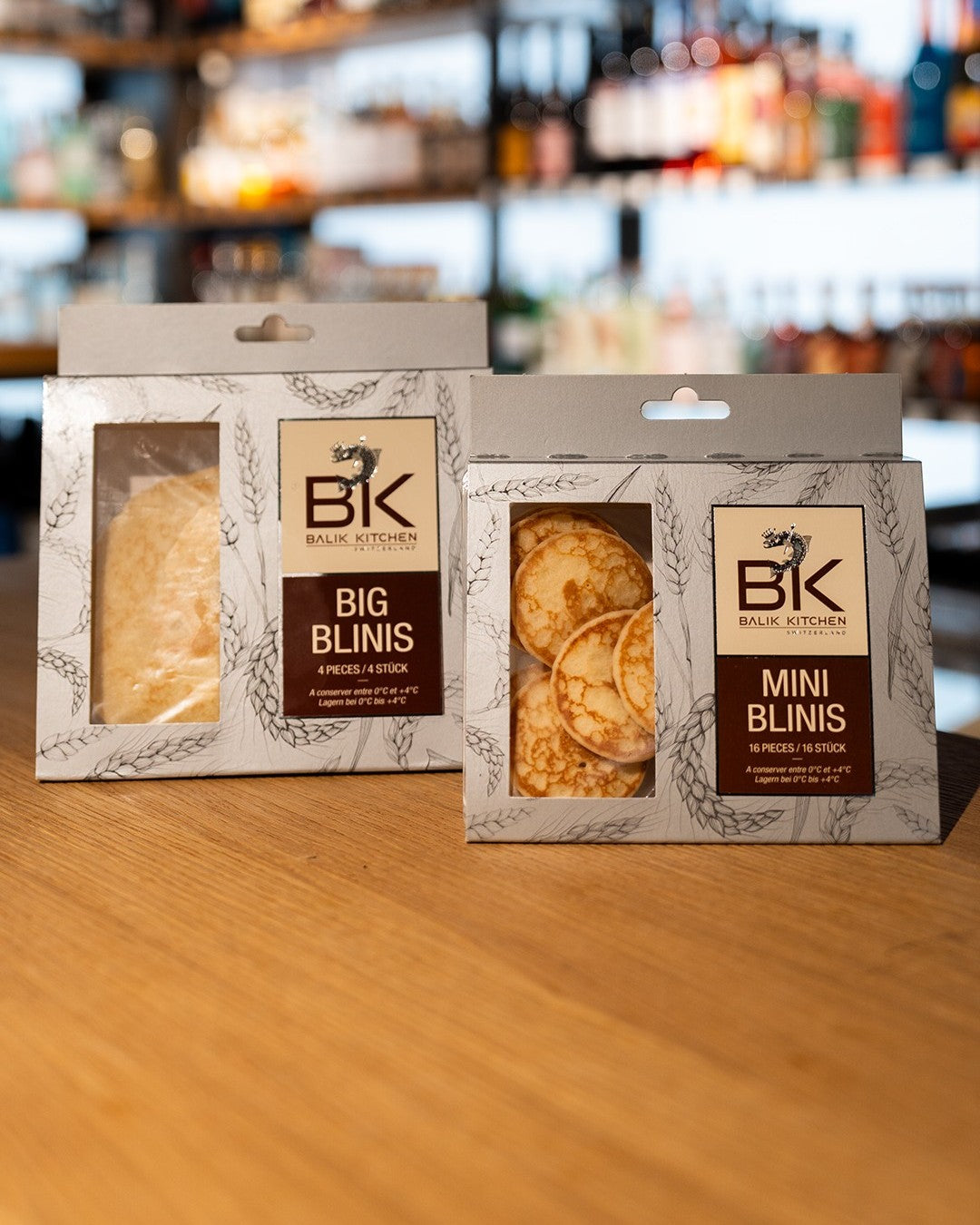 BALIK KITCHEN Big Blinis und Mini Blinis in der Packung