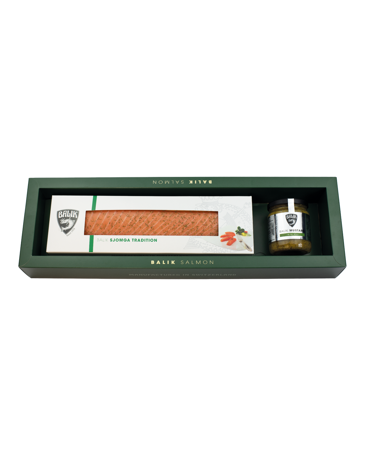 BALIK Green Box Sjomga Tradition & BALIK Mustard