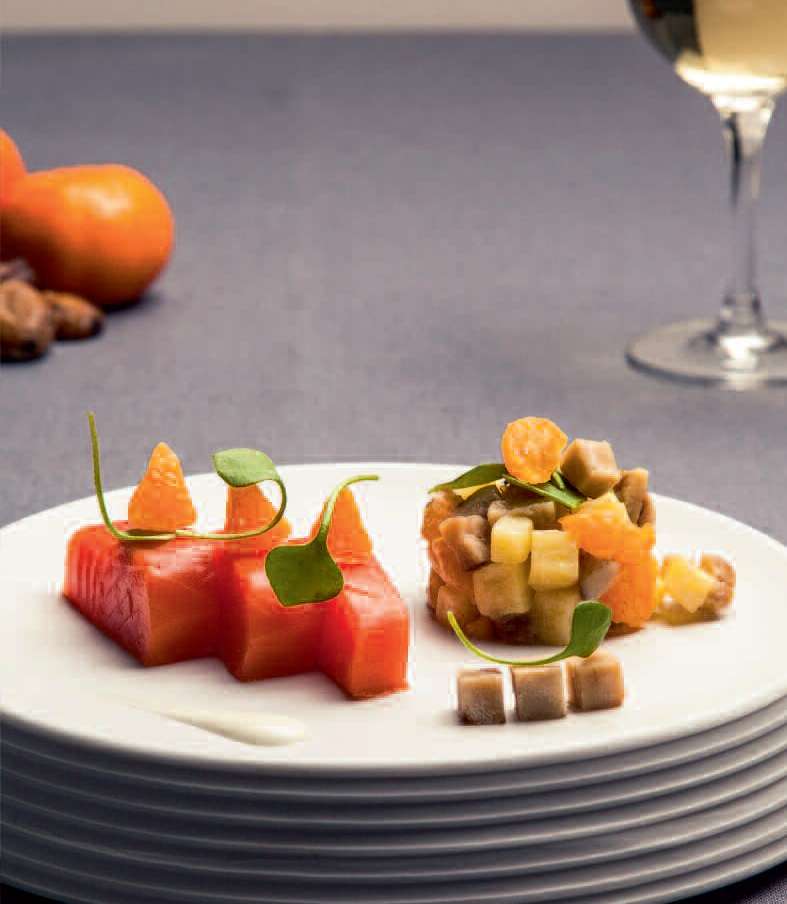 BALIK Fillet Tsar Nikolaj 4 One mit Mandarine und Kastanien