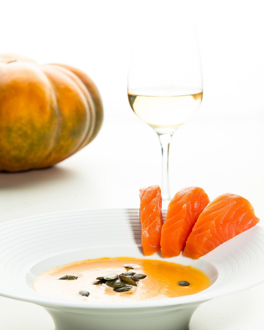 BALIK Fillet No. 1 mit Kürbiscremesuppe