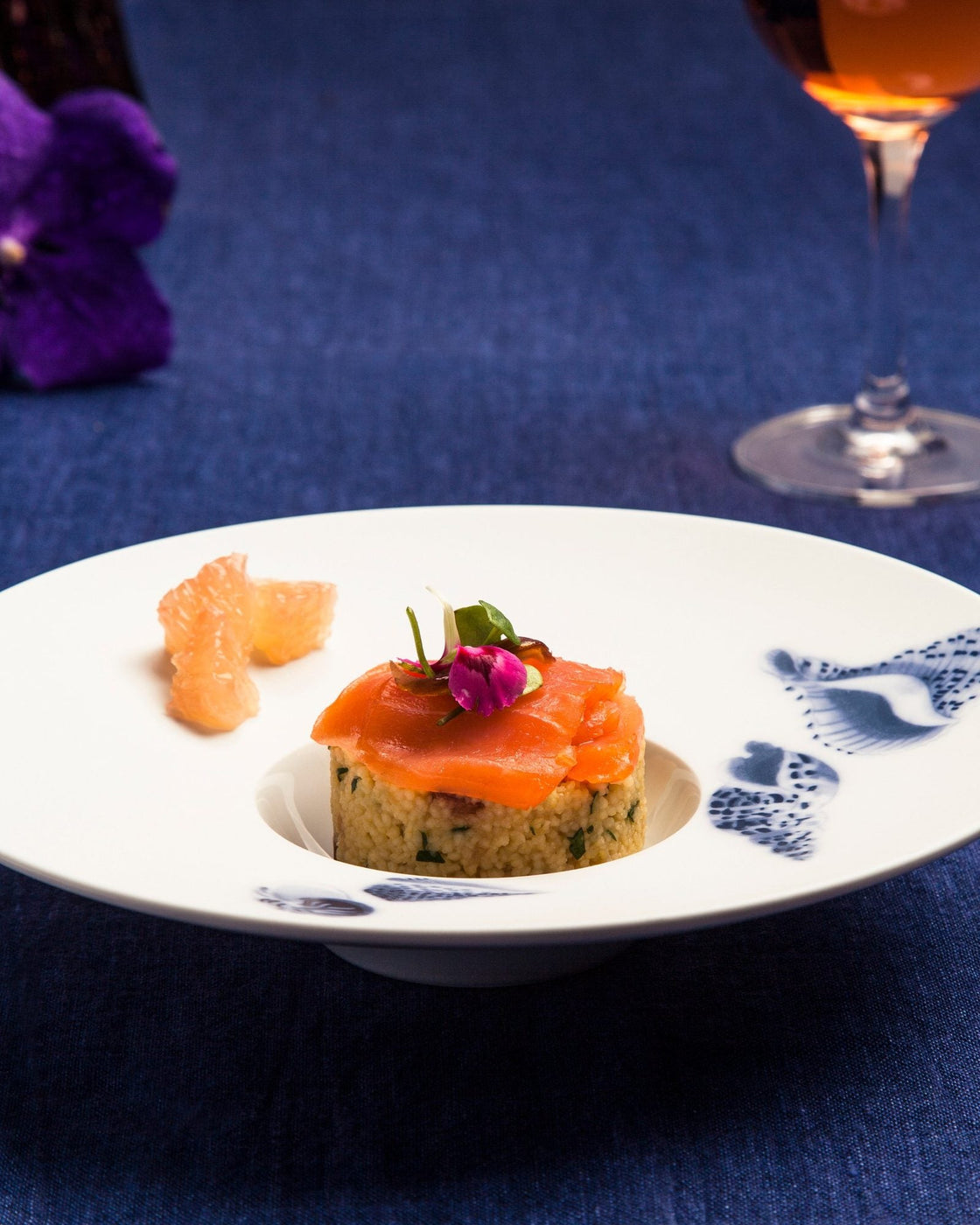 BALIK Fillet Sashimi mit Couscous