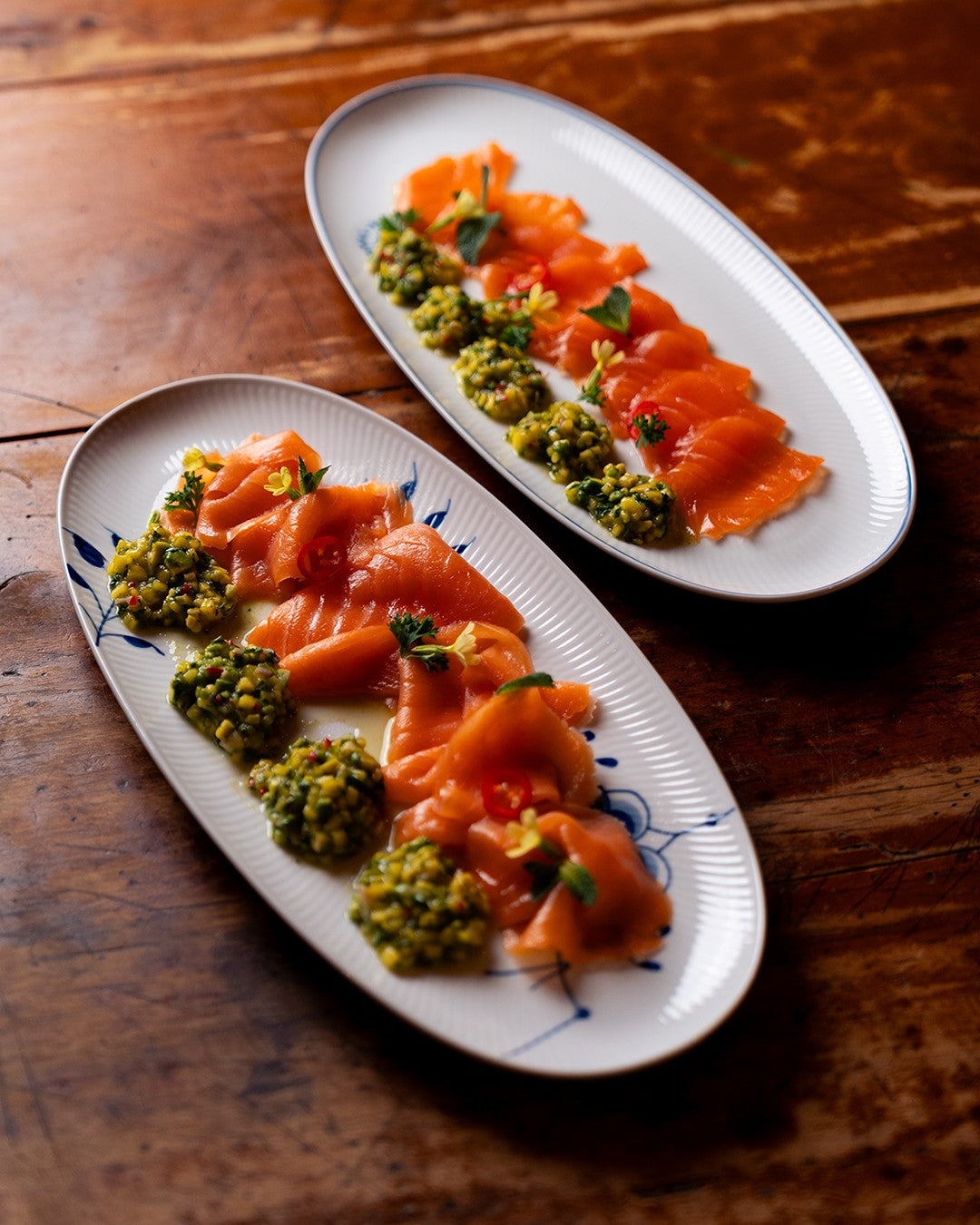 BALIK Sashimi Style angerichtet mit Avocado und Mango
