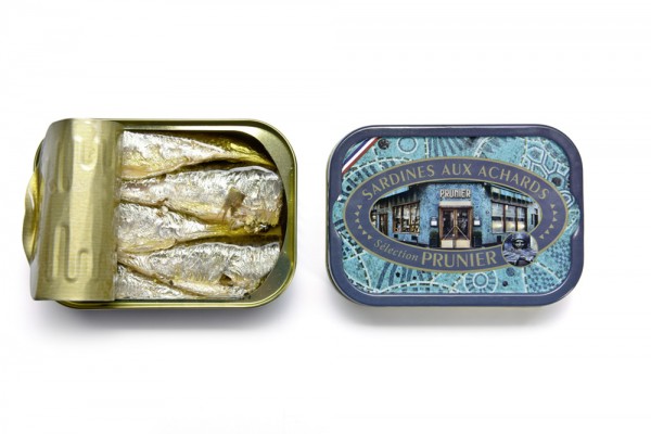 Sardines Prunier à l'huile d’olive, épicées