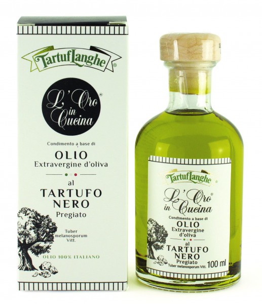 Olive oil with black truffle