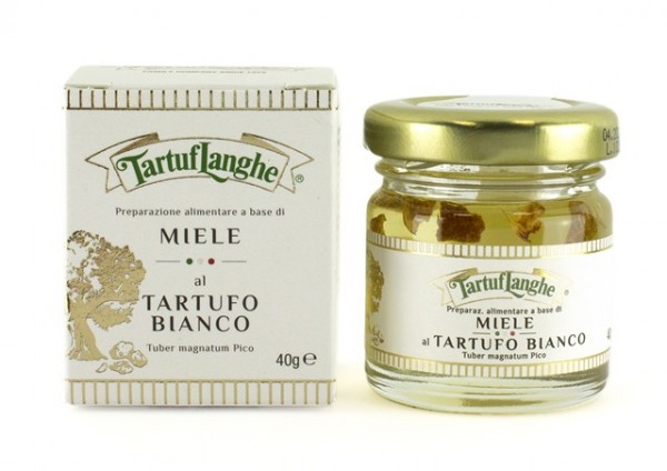 Miel avec de truffe blanche