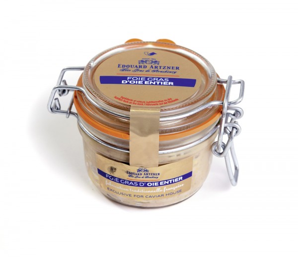 Whole goose liver "nature", Semi-preserved canned Foie Gras